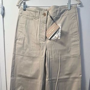 New Burberry Straight Leg Pants with tags that have never been worn. Size US 6